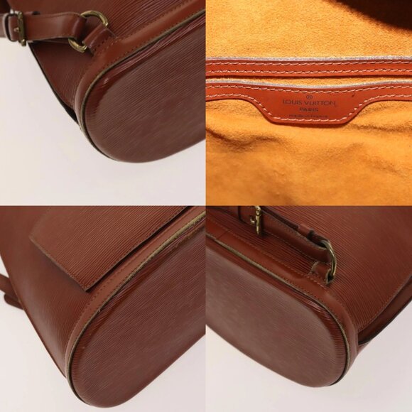 LOUIS VUITTON Epi Coblanc Shoulder Bag Brown M52293 LV Auth 120747 - Picture 13 of 14